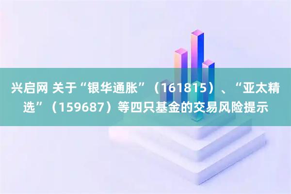 兴启网 关于“银华通胀”（161815）、“亚太精选”（159687）等四只基金的交易风险提示